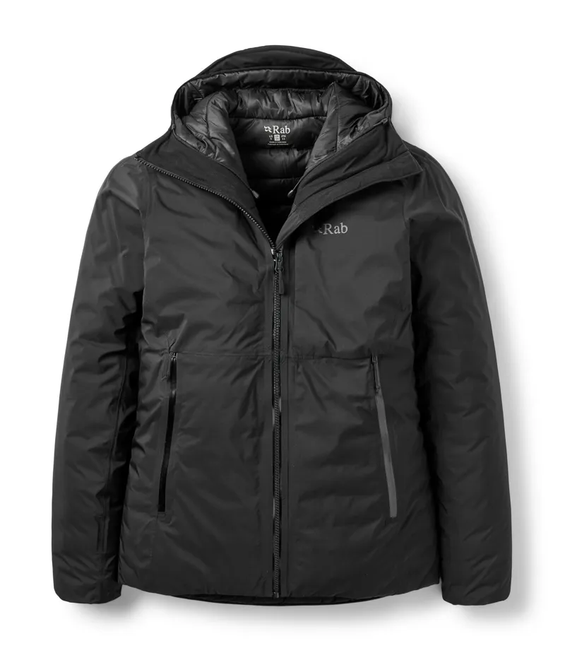Rab Microlight Shield Womens Waterproof Down Jacket - Black - New AW26-4