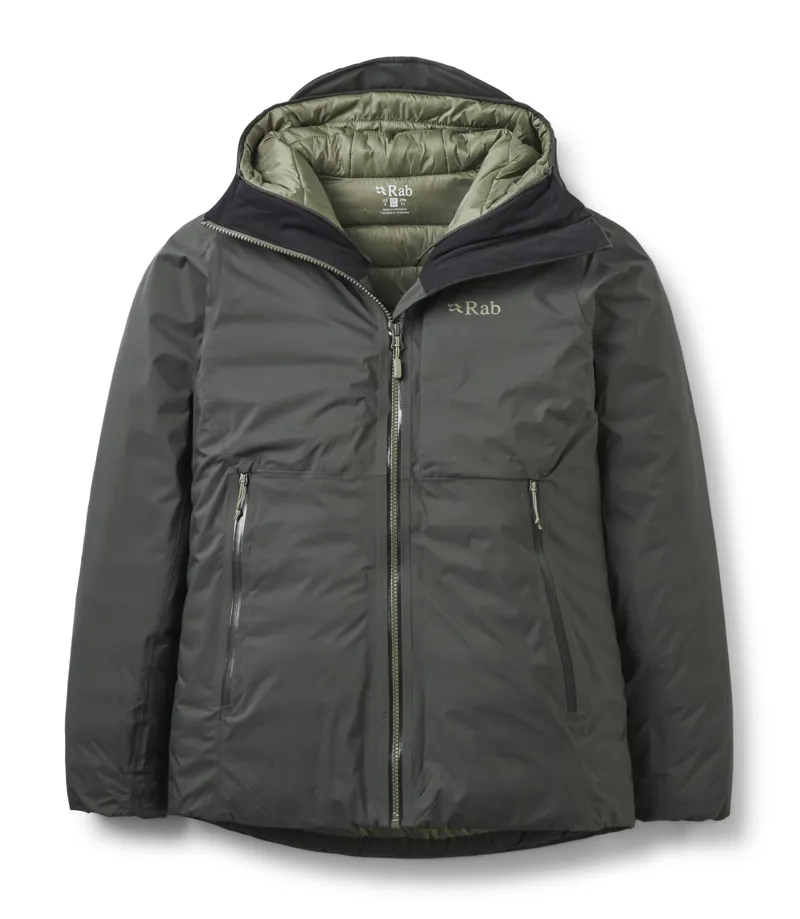 Rab Womens Microlight Shield Waterproof Down Jacket - Dark Army New AW26-2