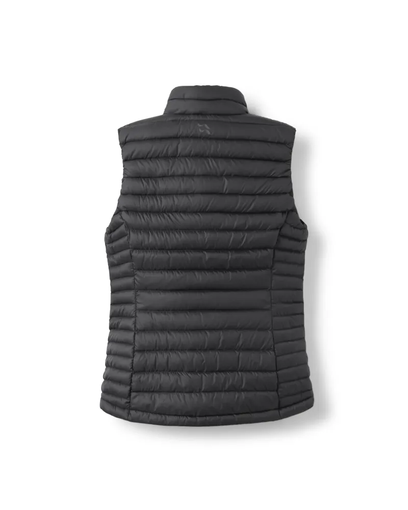 Rab Microlight Down Vest Womens Insulated Gilet Black Graphene-1