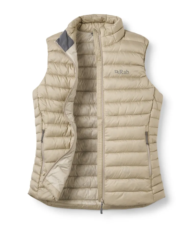 Rab Microlight Down Insulated Gillet Vest Women's - Dark Pebble-2