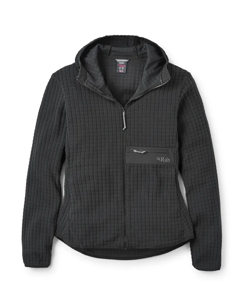 Rab Womens Ramshaw Fleece Full-Zip Hoody - Black