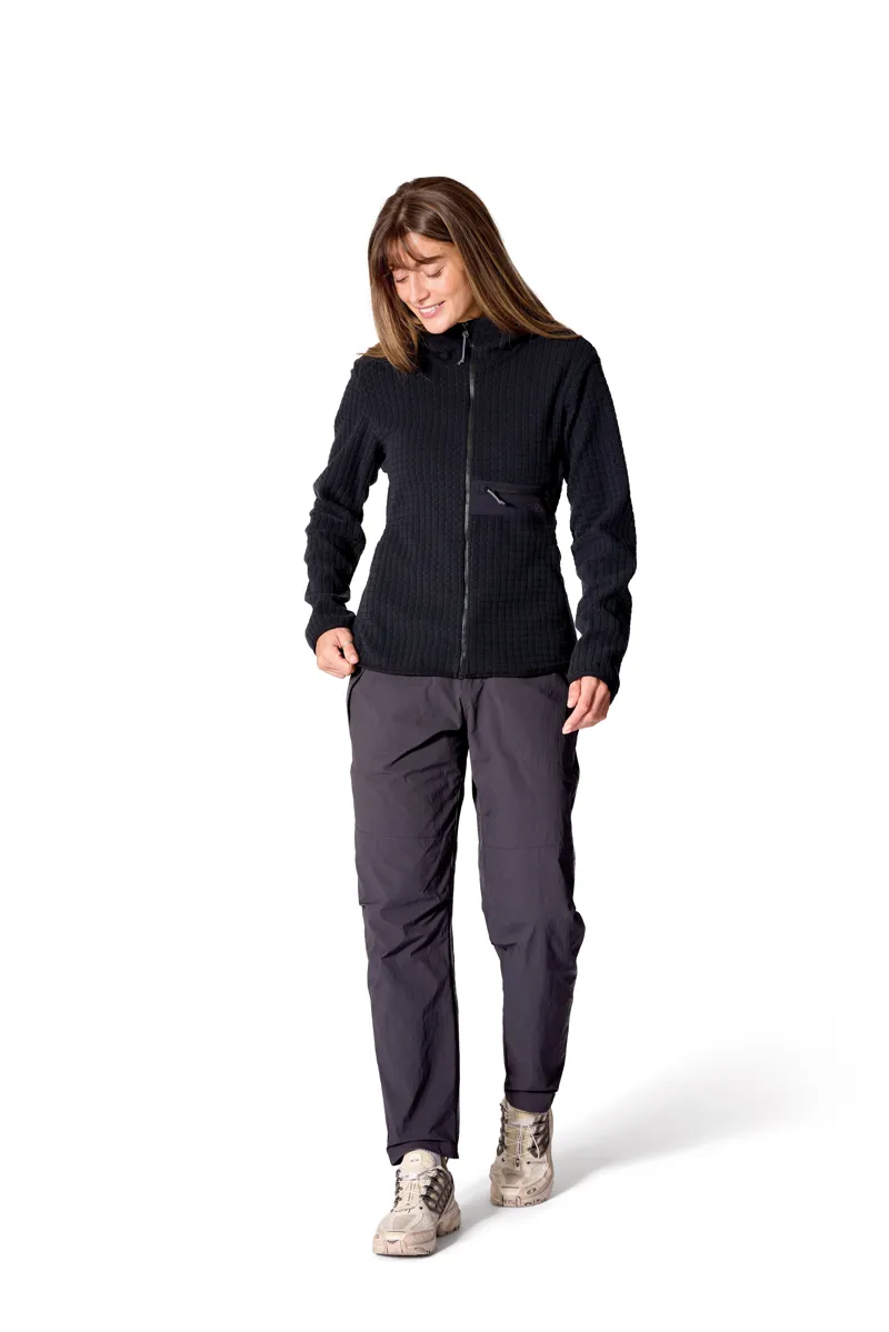 Rab Womens Ramshaw Fleece Full-Zip Hoody - Black-2