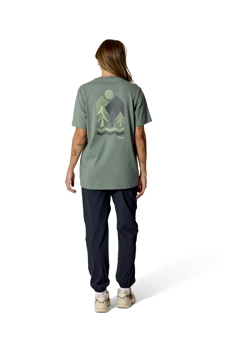 Rab Womens Stance Vista Tee - Sage-4