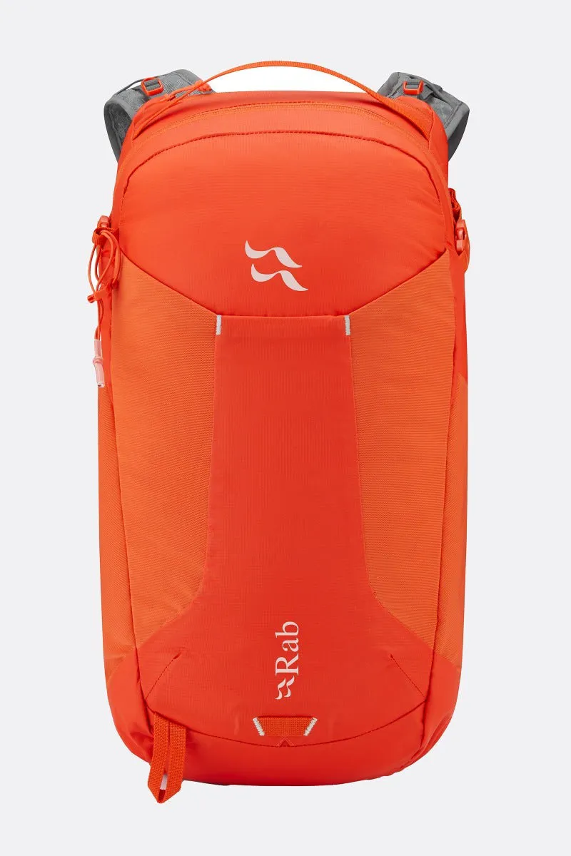 Rab Aeon LT 25 Medium Day Hiking Backpack - Firecracker Orange -25L - Lightweight - Hydration Compatible - Outdoor Travel Pack