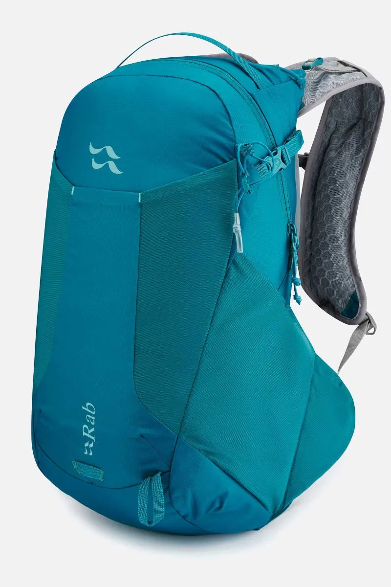 Rab Aeon LT 25 Medium Day Hiking Backpack - Marina Blue - 25L - Lightweight - Hydration Compatible - Outdoor Travel Pack