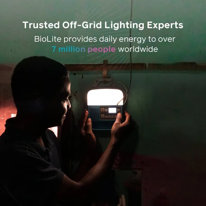 Biolite AlpenGlow Mini 150 Lumen USB Camping Lantern - Ash Grey-1