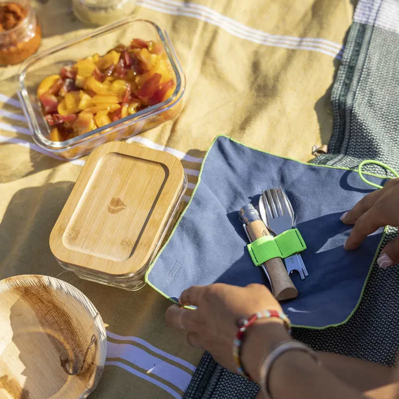 Opinel Complete Picnic + Set - Folding Knife Spoon and Fork-6