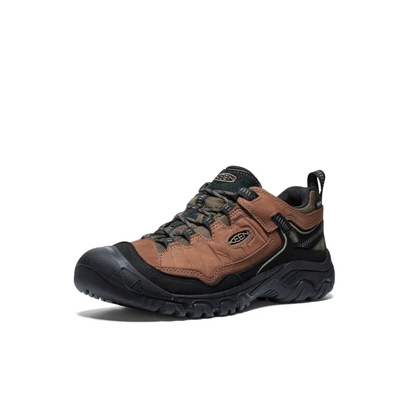 Keen Targhee IV Waterproof Mens Wide Original Fit Walking Shoe Bison/Black-5