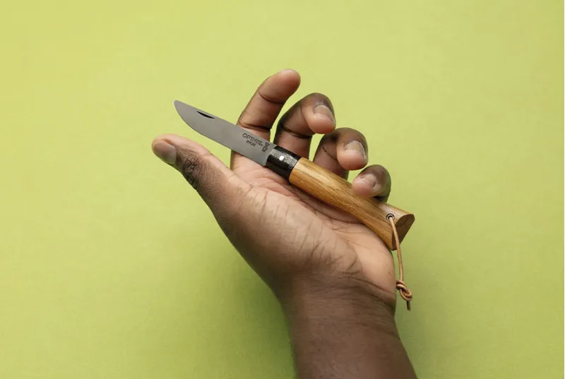 Opinel Neo6 Opiflex Knife - EDC Non Locking - Oak Handle-9