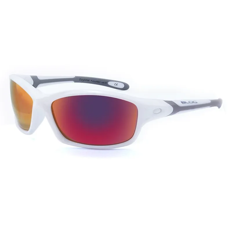 Bloc Daytona XRW60 White/Red Mirror Sunglasses