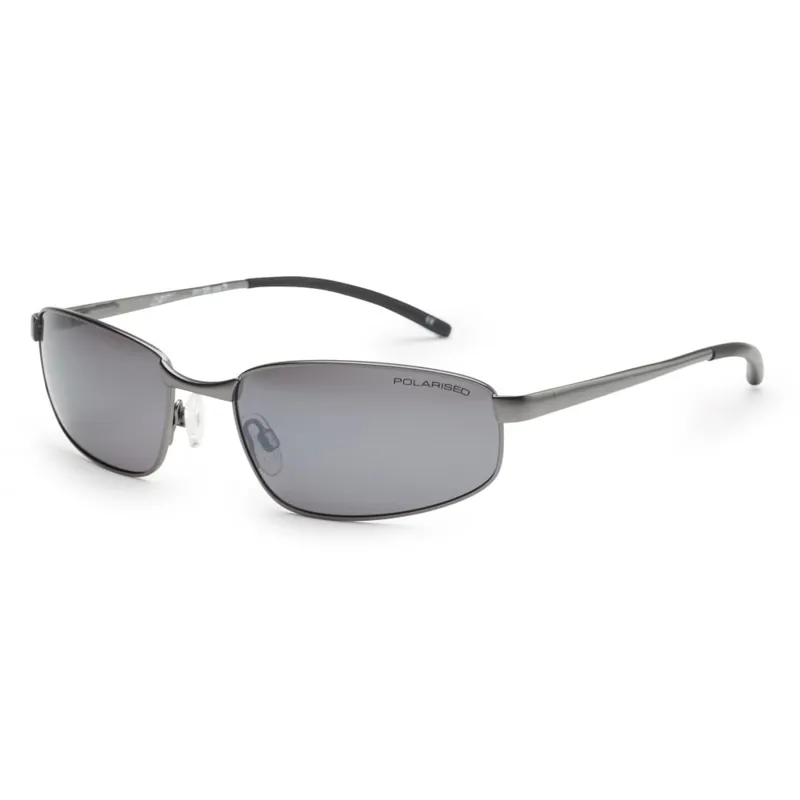 Bloc Square Polarised P135 Gunmetal/Grey Sunglasses
