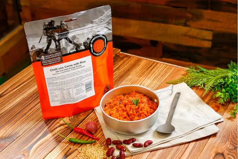 Expedition Foods Freeze Dried Chilli con Carne with Rice High Energy Meal 809 kCal - GF LF-2