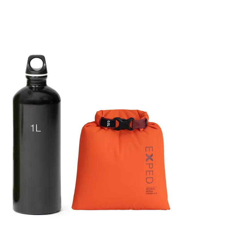 Exped Drybag Versa 1L Orange Lightweight Waterproof-1