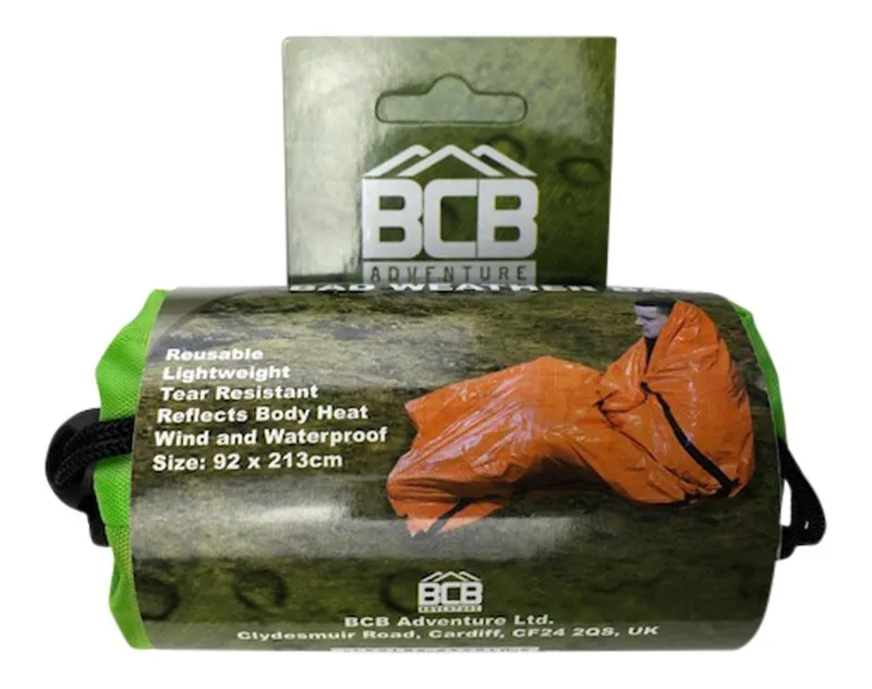 BCB Bad Weather Emergency Survival Bivi Bag - Orange