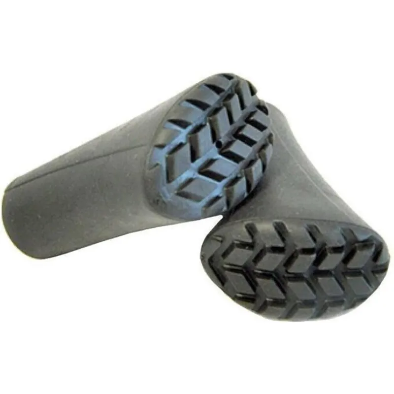 Fizan Nordic Walking Rubber Tip with Steel Ring - Pair