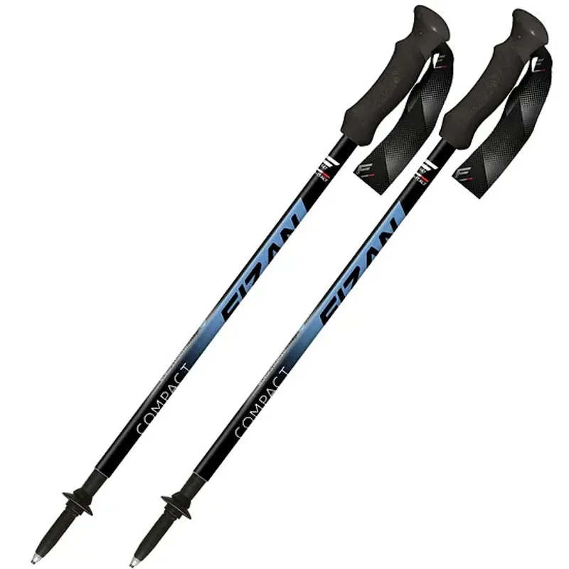 Fizan Compact Trekking Pole - Pair - Blue