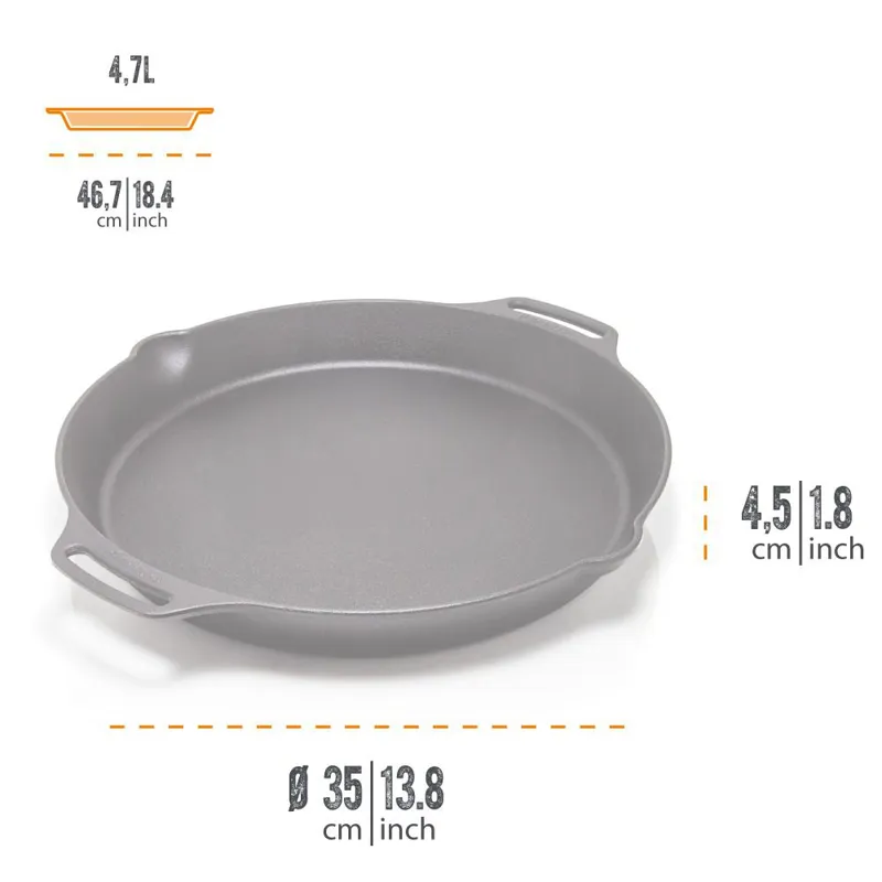 Petromax FP40h Fire Skillet - Twin Handle - Frying Pan - 5.5kg-3