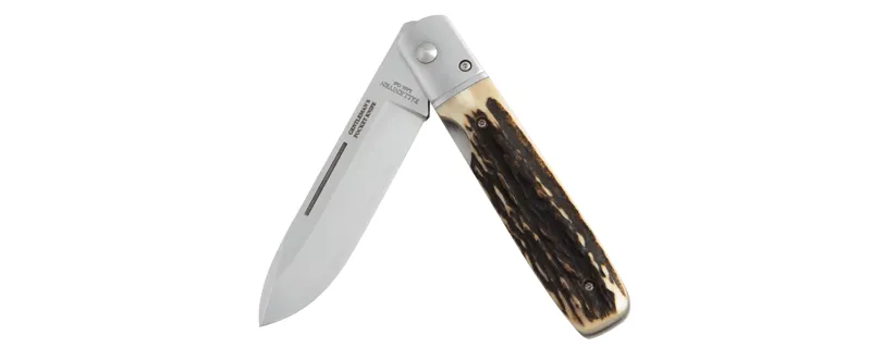 Fallkniven GPbm Gentlemans Pocket Knife Stag Handle-3