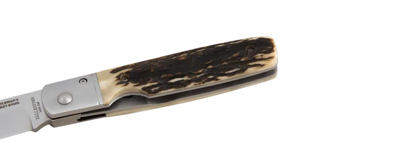 Fallkniven GPbm Gentlemans Pocket Knife Stag Handle-4