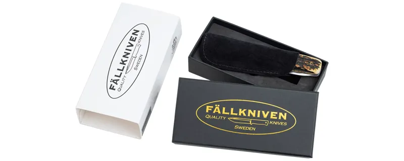 Fallkniven GPbm Gentlemans Pocket Knife Stag Handle-1