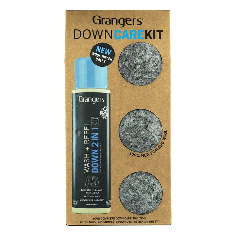 Grangers Down Care Kit - Wash and reproof your down clothing - Up to 3 washes or 5 items in one wash