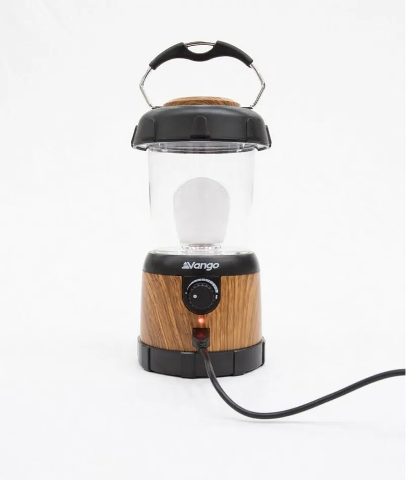 Vango Nova 200 Recharge Camping Lantern - Wood-1