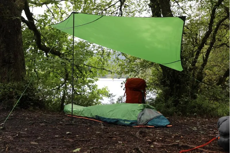 Vango Trek Tarp - Pamir Green - 180x190 and 280 ridge-3