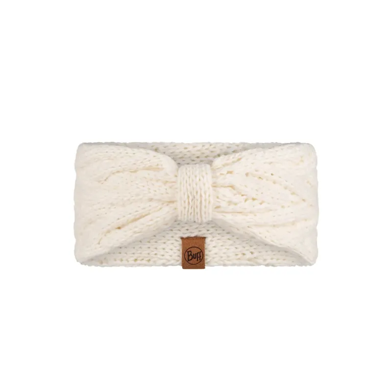 Buff Knitted Headband Caryn White-3