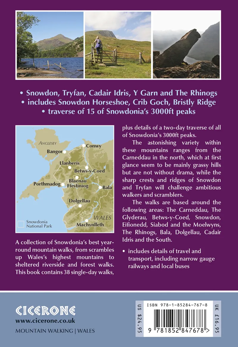 Mountain Walking Snowdonia by Terry Fletcher - Cicerone Press-1