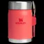Stanley Legendary Stainless Steel Vacuum Food Jar + Spork 0.4L Hot Coral Red