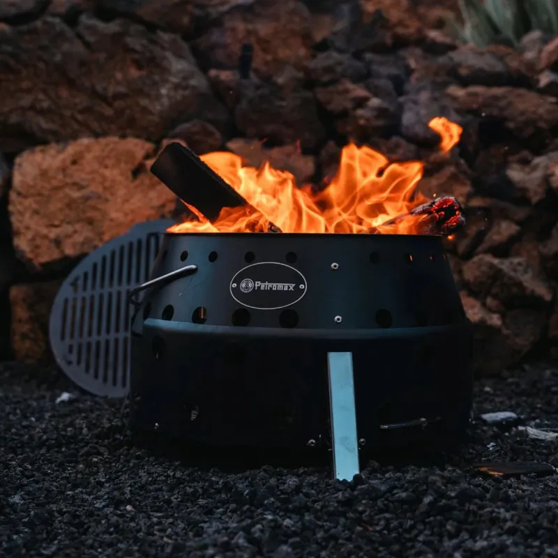 Petromax Atago - Charcoal and Wood Stove - Oven - Barbecue - Firepit- Black Edition-5
