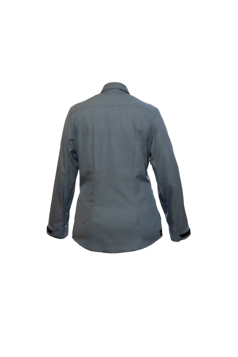 Paramo Women's Katmai Long Sleeved Shirt Indigo Blue-1