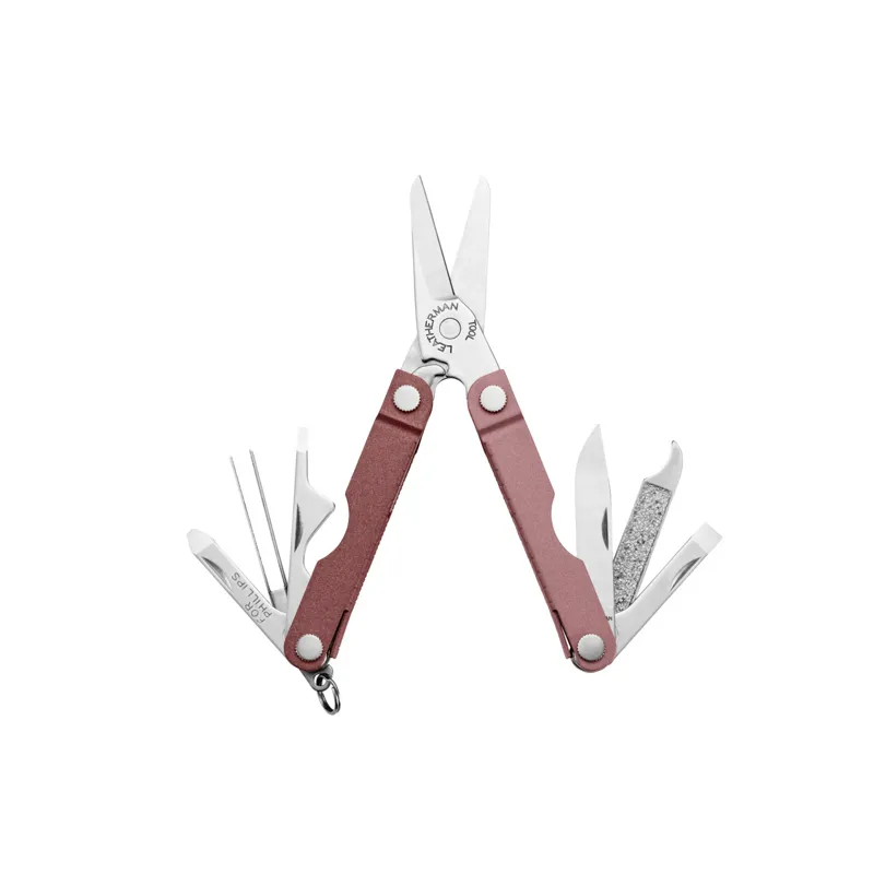 Leatherman Micra EDC Multitool - Heathered Blush - 10 Tools