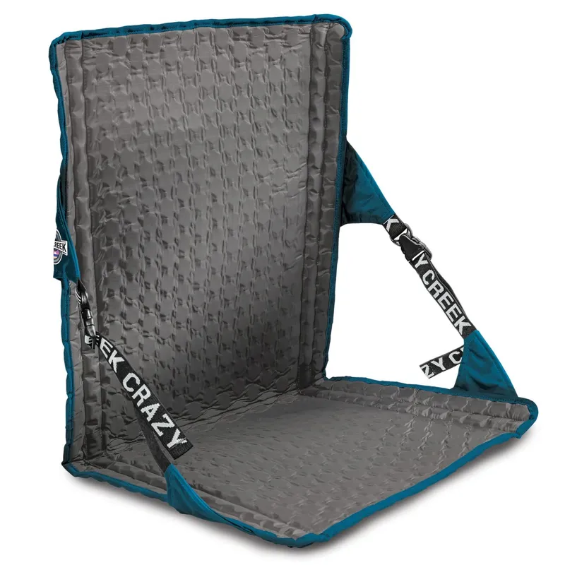 Crazy Creek Hex 2.0 Longback Chair - Aleutian Blue/Slate Grey-2