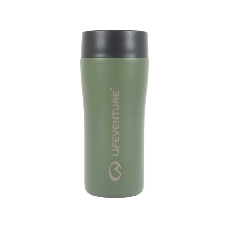 Lifeventure One-Touch Thermal Mug 350ml - Khaki