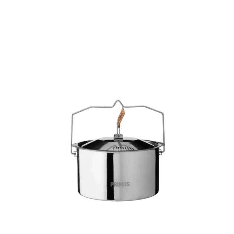 Primus Campfire Pot 3 Litre Stainless Steel Camp Cooking Pot with Storage Bag