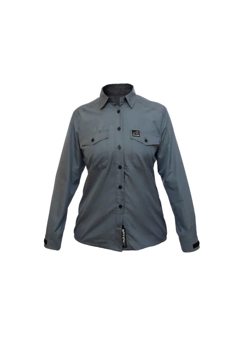 Paramo Women's Katmai Long Sleeved Shirt Indigo Blue-2