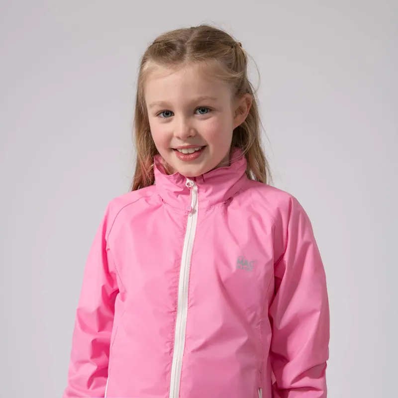 Mac in a Sac Kids Waterproof Jacket- Red - Sweet Pea