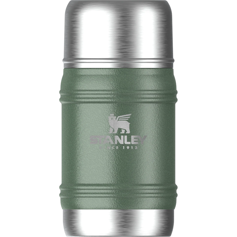 Stanley Artisan Thermal Food Jar 0.5L Hammertone Green-1