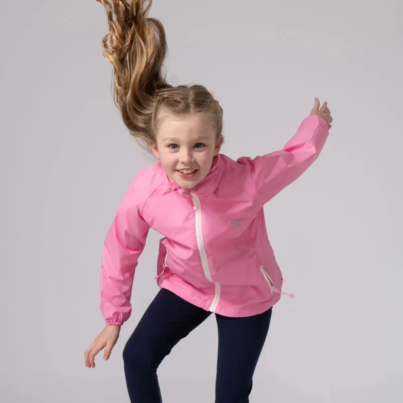 Mac in a Sac Kids Waterproof Jacket- Red - Sweet Pea-7