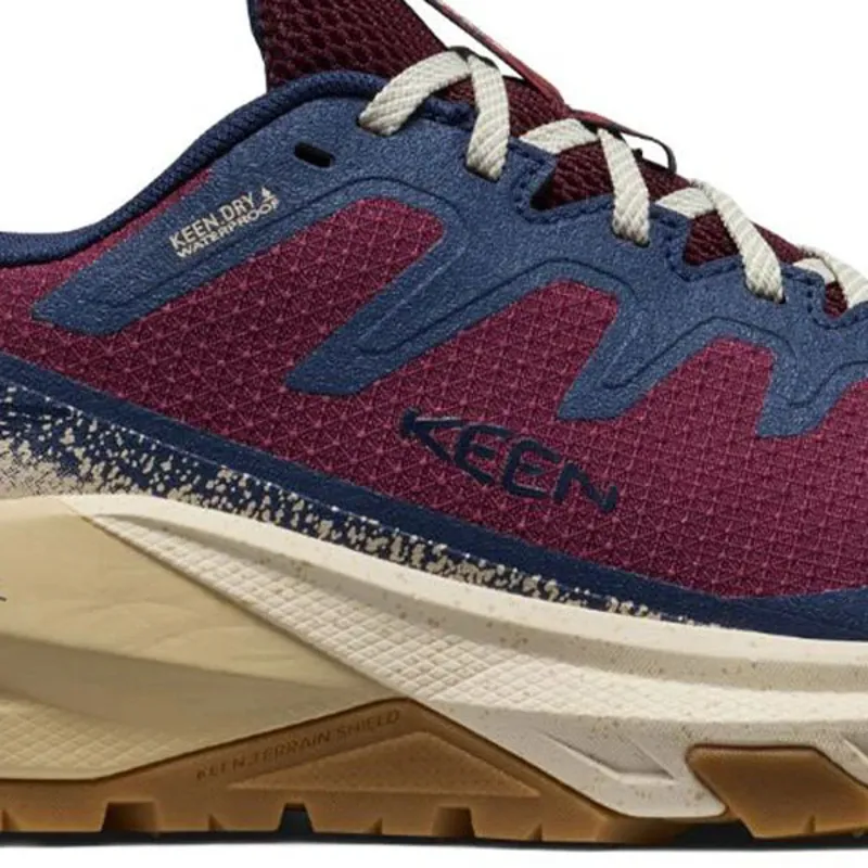 Keen Women's Targhee Apex Waterproof Walking Shoe - Fig/Naval Academy-7