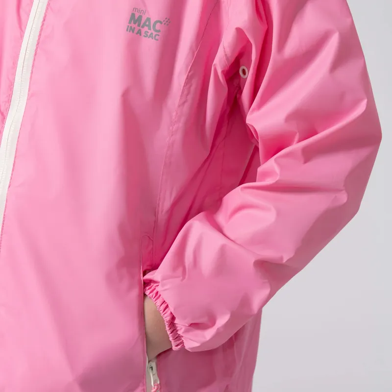 Mac in a Sac Kids Waterproof Jacket- Red - Sweet Pea-8