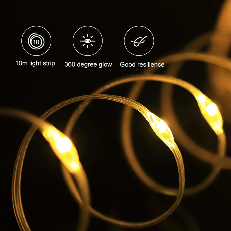 NexTool Milky Way Rechargeable Camping Lantern and 10m String Lights-8