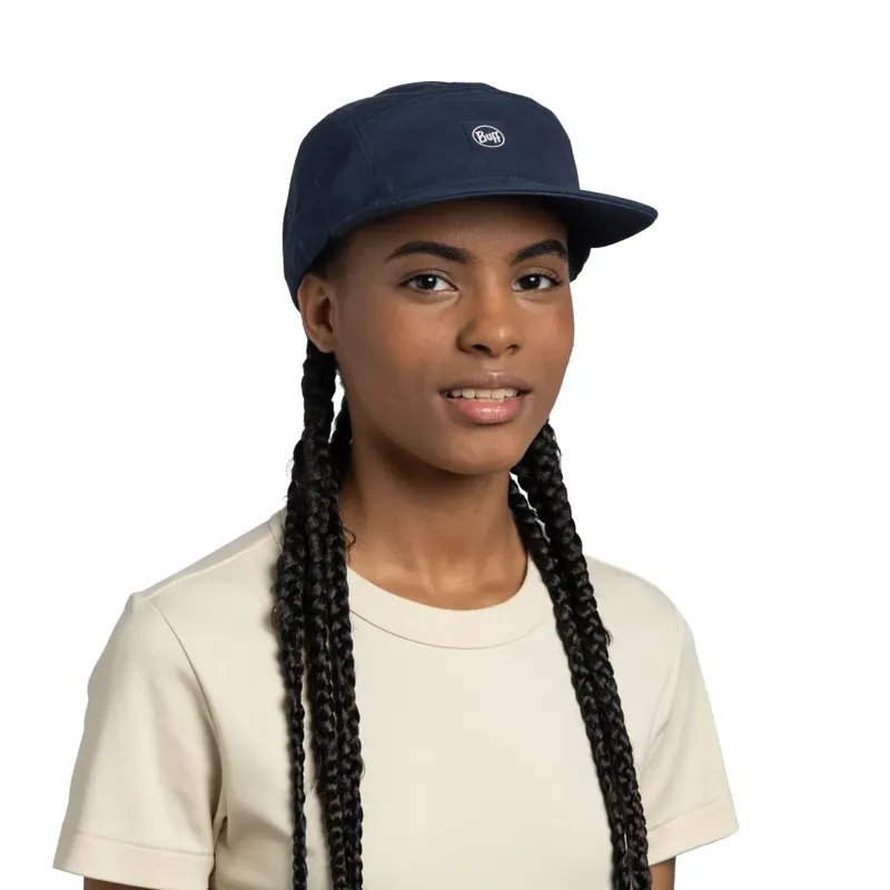 Buff 5 Panel Venture Cap Solid Navy-2
