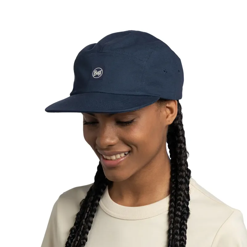Buff 5 Panel Venture Cap Solid Navy-3