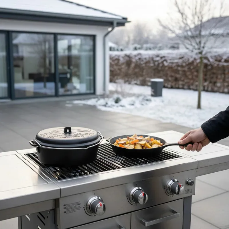 Petromax Dutch Oven FT4.5 - Essential Line Lightweight Cast Iron-10