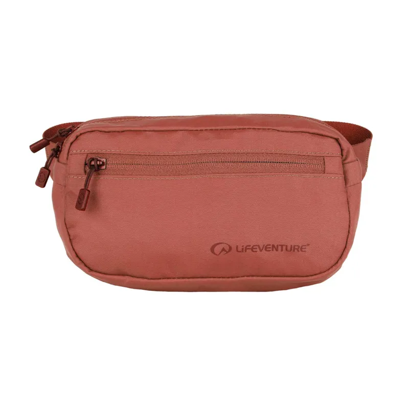Lifeventure Discovery RFiD Water Resistant Belt and Hip Pack - Rust Red