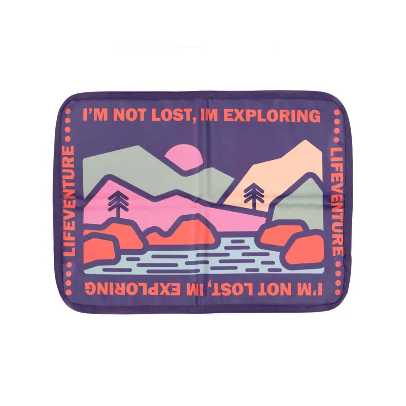 Lifeventure Waterproof Padded Sit Mat - Mountain-1