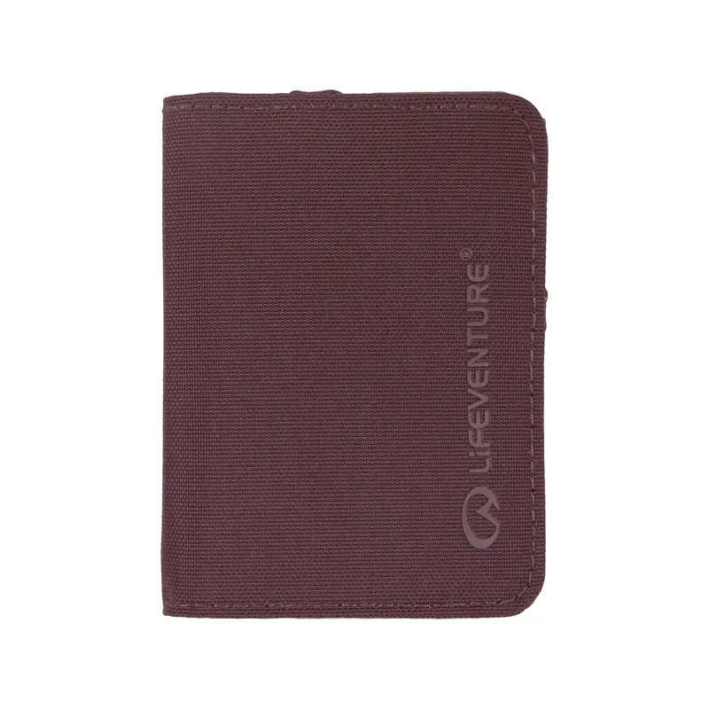 Lifeventure RFiD Card Wallet Plum