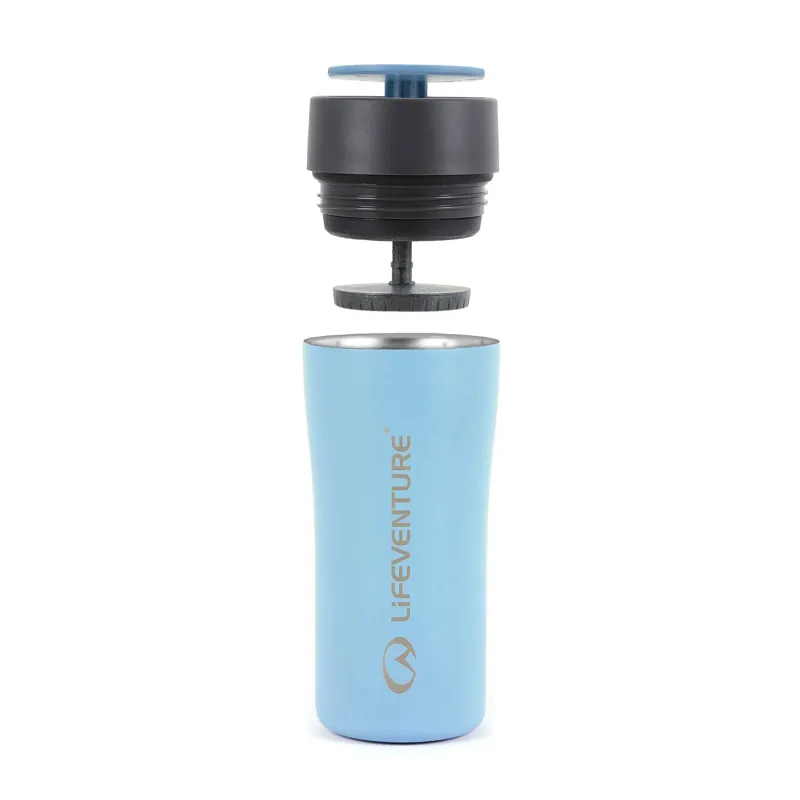 Lifeventure One-Touch Thermal Mug 350ml - Ice Blue-2